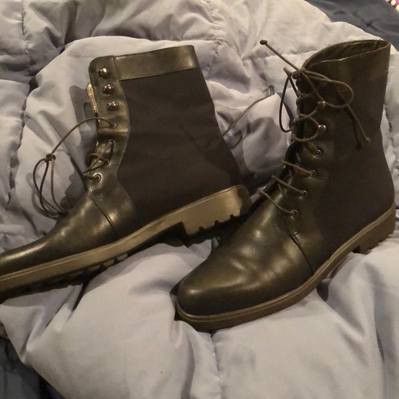 ferragamo combat boots